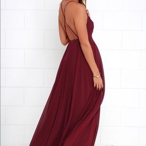 Mythical Kind of Love Wine Red Maxi Dress